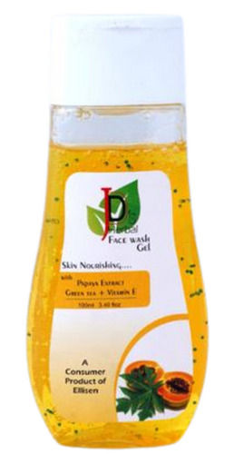 100 Ml Pimple Prevent And Blackhead Remover Purifying Herbal Papaya Face Wash Gel