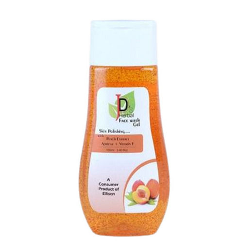 Glitter Effect 100 Ml Pimple Prevent Skin Purifying Herbal Apricot Face Wash Gel