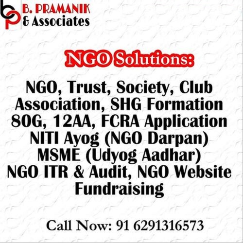 NGO, Trust, Society Registration Services By B. Pramanik & Associates