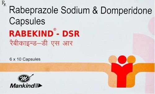  Rabeprazole सोडियम और Domperidone कैप्सूल सामान्य दवाएं 