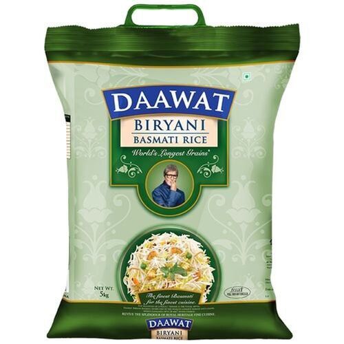  Longest Grain Fragrant And Flavorful White Daawat Biryani Basmati Rice,5kg Size