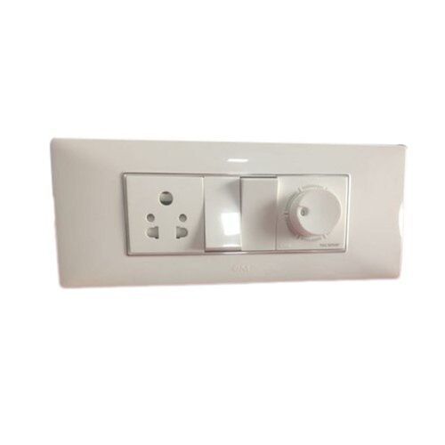 White 100% Secure Durable And Most Premium Looking Cona Status Modular Series Switches 