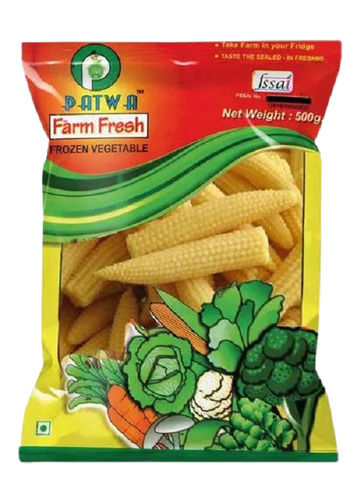 500 Grams, Sweet Healthy Pure And Natural Frozen Vegetable Baby Corn