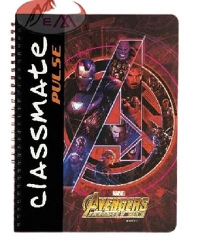 Lightweight And Eco Friendly Spiral Bound Pulse Classmate Notebook For Schools And Home