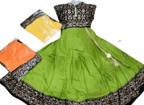 Fashionable And Stylish Look Anarkali Half Sleeve Kurtis For Ladies