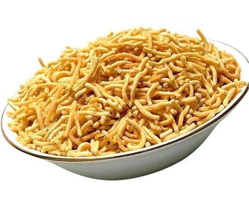 Famous Indian Snack Crispy Noodle-Like Snack Sev Namkeen, Pack Of 1 Kg 