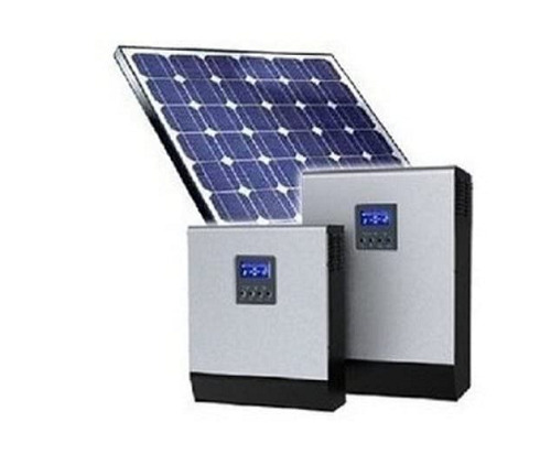 Solar Inverter - Mild Steel, 43.5 x 67 x 3.4 cm, Grey | 756 Watts, 55V Input, 120V Output, Manual Switch, Vandal-Resistant