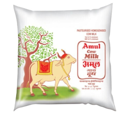 Pack Of 400 Ml Pure And Fresh Healthy Full Cream Amul Cow Milk 