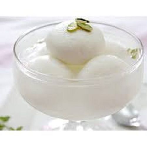 Soft Texture 100% Pure Milk Made Delicious Regular Size Sweet Taste Rasgulla Carbohydrate: 7.6% Percentage ( % )