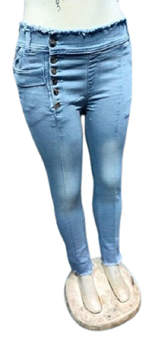 Stylish Tear Resistant And Long Lasting Women Denim Jeans For