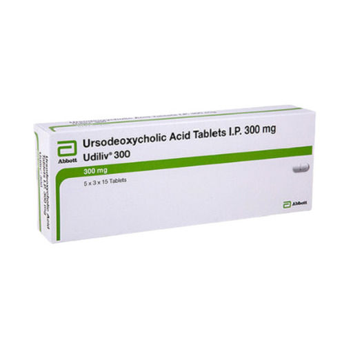 Ursodeoxycholic Acid Tablets I.P. 300 Mg, Pack Of 5x3x15 Tablets