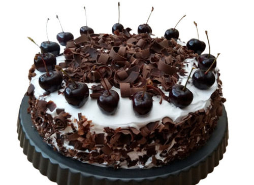 Fresh And Pure Round Chocolate Topping Black Forest Cake For Celebration
