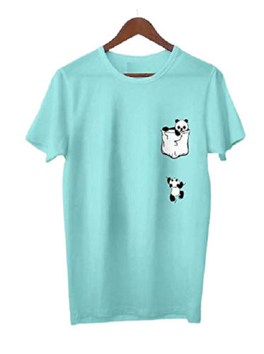 Ladies Round Neck And Short Sleeves Regular Fit Casual Wear Printed Cotton T Shirt  Age Group: Adult