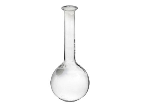  250Ml Capacity Long Neck Flat Bottom Borosilicate Glass Boiling Flask Size: 250 Ml