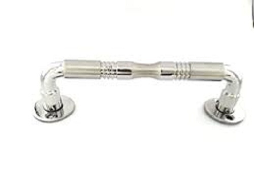 Strong And Rust Resistant Stainless Steel Door Handle For Commercial Use - 16 Inches, Silver | Durable Design for Heavy-Duty Applications