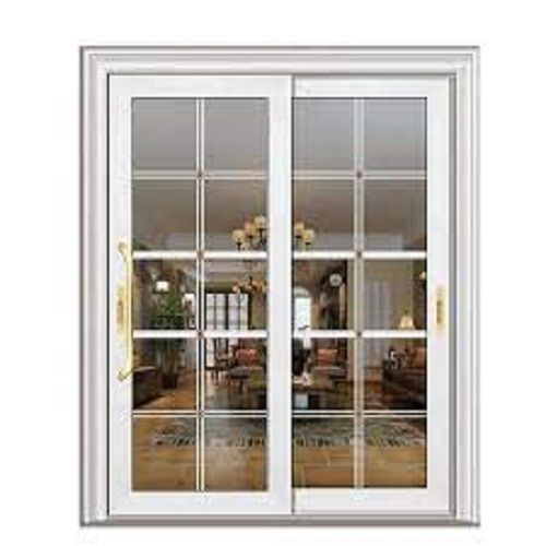 Silver Highly Durable And Termite Resistant Aluminum Sliding Doors And Windows