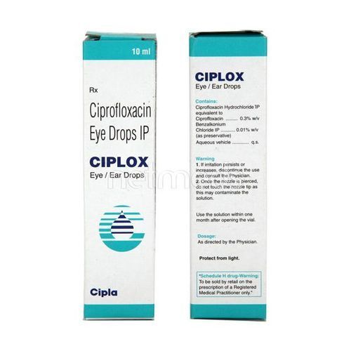 Cipla Ciplox Ciprofloxacin Eye/Ear Drops, 13ml