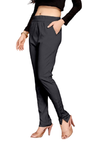 Buy Wills Lifestyle Women Black Slim Fit Self Design Formal Trousers   Trousers for Women 6619546  Myntra