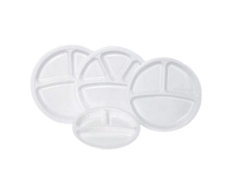 White Round Disposable Paper Plate 10 Inches For Party