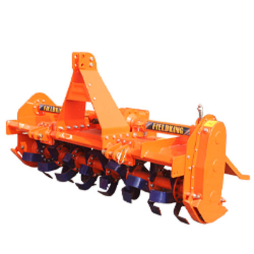 Red Length 5 Feet Mild Steel Body Heavy Duty Landforce Tractor Rotavator With 36 Blades