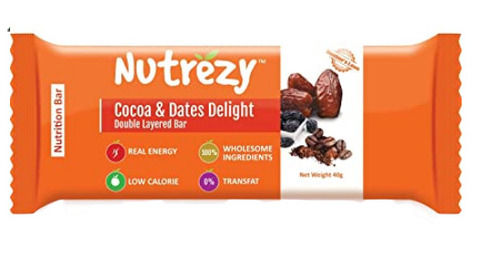 40 Grams High Ingredients Sweet And Tasty Double Layer Energy Bar 