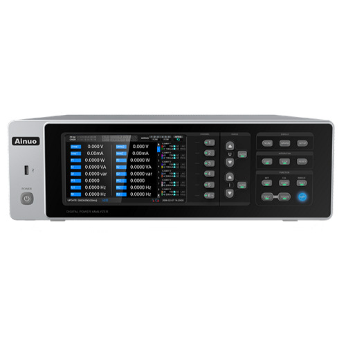 ANPM600(F) - Six-Channel High Precision Power Analyzer | 0.1% Accuracy, 1000V Max Voltage, 50A Max Current, 200kSps Sampling Rate, Full Touch LCD Display, 3U Standard Size, Custom CSV Export