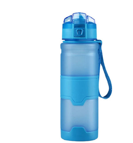 Capacity 400 Ml Blue Round Abs Plastic Water Bottle Length 12 Inch 