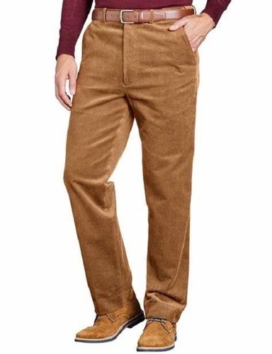 Casual Wear Black Grey Mens Comfortable Cotton Trousers