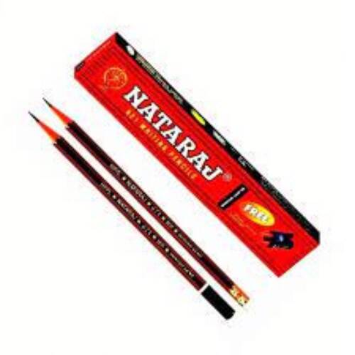 Wood Easy To Sharpen Long-Lasting Absolute Extra Strong & Dark Premium Natraj Pencil 