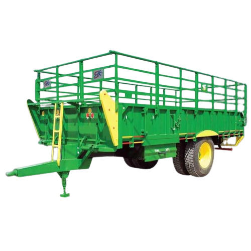 Long-Lasting Rust-Proof Green And Yellow Tractor Trolley For Agriculture Length: 2700 Millimeter (Mm)