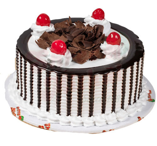 1 Kilogram Sweet And Delicious Cherry Topping Sweet Black Forest Cake