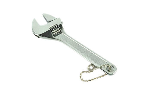 Silver 7 X 3 X 7 Inches 300 Grams Industrial Grade Polish Finished Adjustable Wrench 