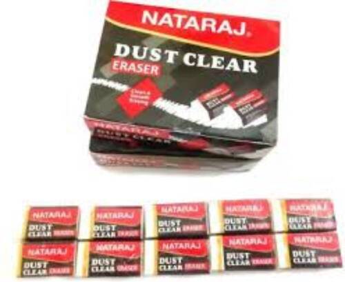 Erases Without A Trace With 621 Nataraj Rubber Eraser, Packaging Type: Box