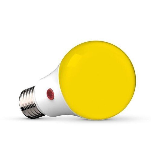  पीला गोल आकार 0.5 W ऊर्जा कुशल लागत प्रभावी स्लीक एलईडी नाइट बल्ब 