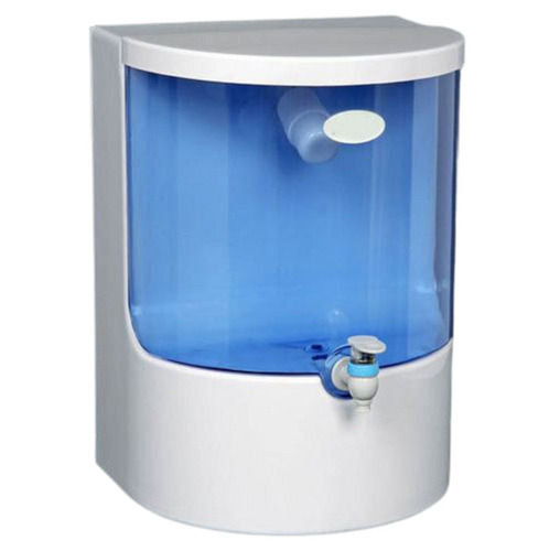 15 Liter 6 Kilogram Wall Mounted Manual Plastic Ro Water Purifier 