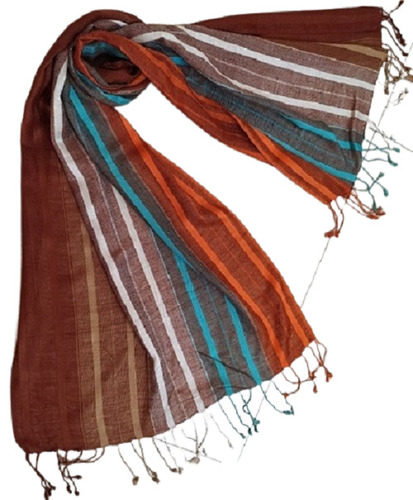 मल्टीकलर 98.42 इंच हल्का और श्रिंक रेसिस्टेंस कैज़ुअल वियर प्रिंटेड कॉटन दुपट्टा