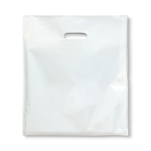 Easy To Carry And Biodegradable Lightweight White D Cut Carry Bag For Shopping