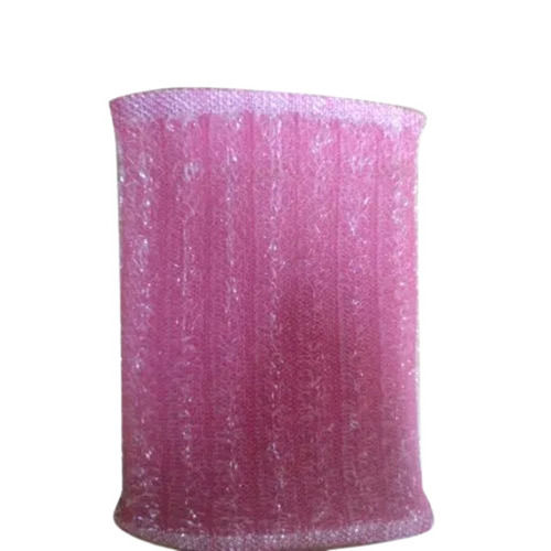 Pink Foam And Nylon Rectangular Scrubber Pad For Cleaning Utensils