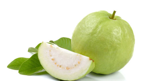 Off-White Flesh Mildly Sweet With Very Good Fragrance Green Guava 
