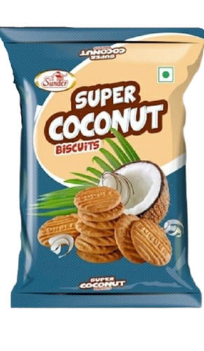 Super Coconut Biscuit Pack With Round Shape And Delicious Taste Fat Content (%): 16 Grams (G)