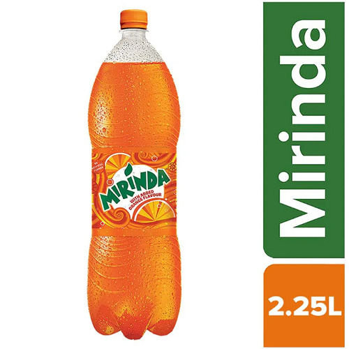 Pack Of 2.25 Liter Sweet In Taste Contains Orange Flavor Carbonated Water Mirinda Soft Drink 