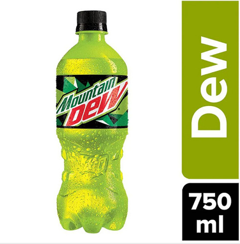 Pack Of 750 Ml Contains Carbonated Water Lemon Flavor Mountain Dew Soft Drink  Alcohol Content (%): 0%