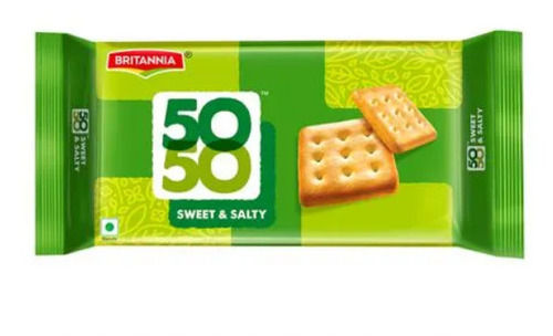 2% Fat Square Sweet And Salty Taste Crispy Branded Biscuit  Fat Content (%): 2 Percentage ( % )