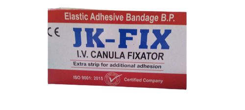Elastic Adhesive Bandage B.P. Jk-Fix I.V. Cannula Fixator Strip For Additional Adhesion