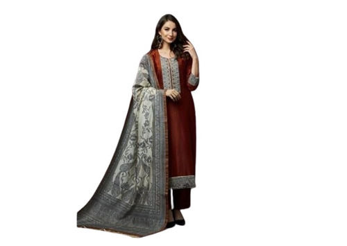 Ladies Cotton Silk Suit