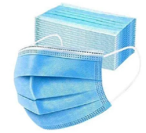 Light Weight And Eco Friendly Disposable Blue Face Mask For Anti Pollution Shelf Life: 1 Week