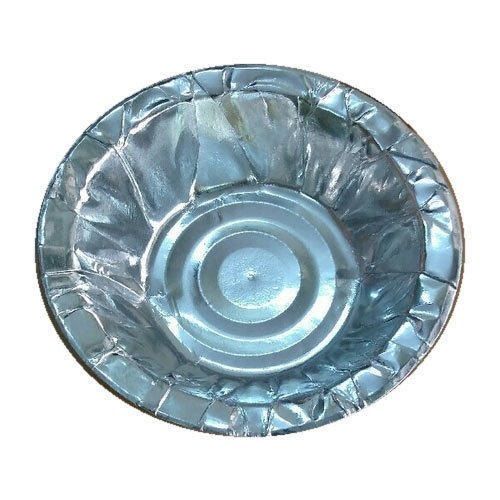Pack Of 18 Pieces 6 Inch Silver Paper Disposable Bowl For Event And Parties 