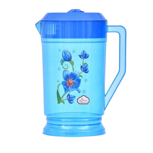 Blue Durable And Light Weight Unbreakable Printed Pp Plastic Water Jug