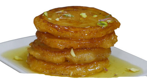 Fresh And Delicious Yellow Mawa Burfi For Sweet Dessert  Carbohydrate: 7.5 Grams (g)