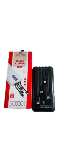 Capacity 20000 Mah Black Pvc Plastic Body Urban Audio Pb 6 Power Bank